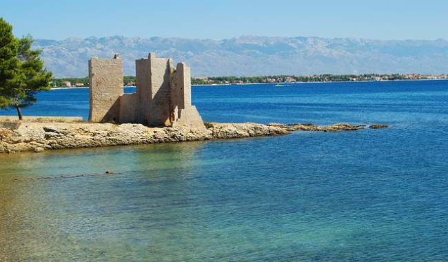 Fortress on the Vir island of Croatia