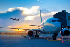 Airplane at airport -private transfer service